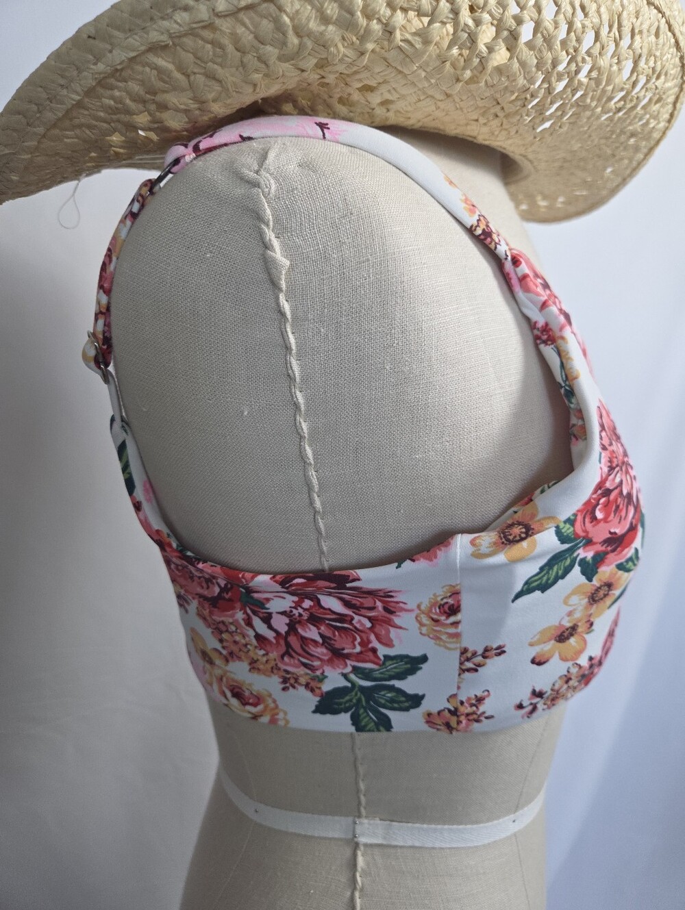 Maaji Floral Reversible Peony Bralette Bikini Top - Picture 3 of 9